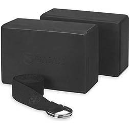 Gaiam Block & Strap Combo 2 Pack