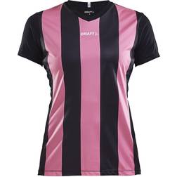 Craft Progress Jersey Stripe Kvinder Black/Pop