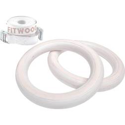 Fitwood Play Anillos De Gimnasia 25mm Glazing Superficie Blanco Correa