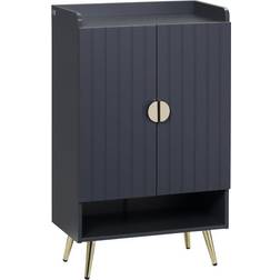 Homcom Modern Grey Shoe Rack 60x100cm