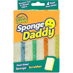 Scrub Daddy Dual-sided Sponge Scrubber 4pcs