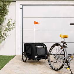 vidaXL Hundetrailer oxfordstof og jern
