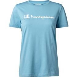 Champion Big Script Logo T-Shirt - Blue