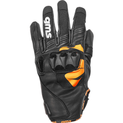 GMS Curve MC-Handskar Orange-Svart Unisex, Herr
