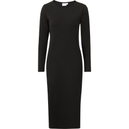 Vila Long Sleeve Midi Dress