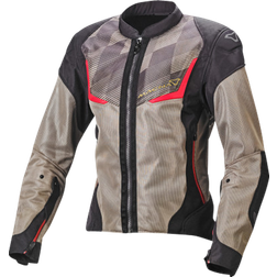 Macna Motorrad Textiljacke Damen - Schwarz/Braun