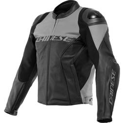 Dainese Racing Perforated Leather Jacket Black Man