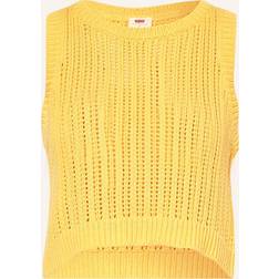 Levi's Strikket sweater-vest gul Ravgul