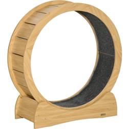 Pawhut Wooden Cat Exercise Wheel