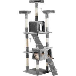 Pawhut Cat Tree Scratching House