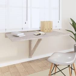 vidaXL Concrete Grey Folding Skrivbord 60x100cm