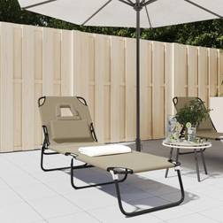 vidaXL Foldbar liggestol oxfordstof