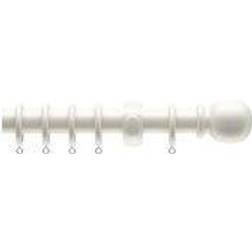 New Edge Blinds Complete Wooden Curtain Pole Set