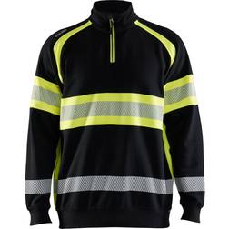 Blåkläder College 3553 Highvis, musta/huomiokeltainen, koko