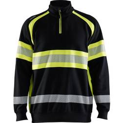 Blåkläder High Vis Sweatshirt - Sort/Hi-Vis Gul