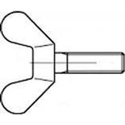 Toolcraft Vis à oreilles 1060595 25 pc(s) M6 20 mm tête à ailettes acier inoxydable N/A