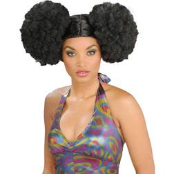 Forum Novelties Afro Puff Wig Black