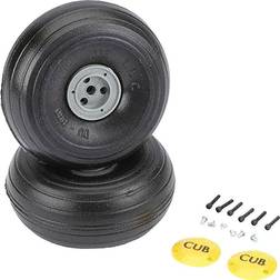 Du-Bro Modelfly Skumgummidæk Med Plasticfælge 86 mm 2 stk