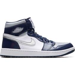 Nike Air Jordan 1 High Golf M - White/Midnight Navy/Wolf Grey/Metallic Silver