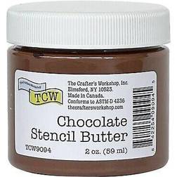 Crafter's workshop stencil butter 2oz-chocolate -tcwsb2oz-9094