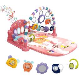 Funny Play Piano Tummy Time with 5 Infant Learning Sensory