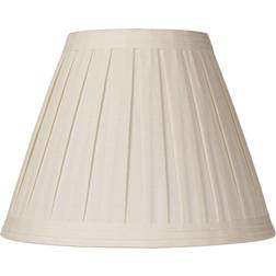 Creme Linen Medium Box Pleat Shade