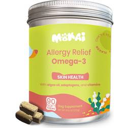 Mokai Algae Omega 3 Allergy Chews Dog Fish Oil