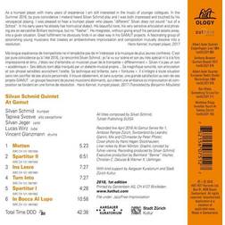 Naxos Silvan Schmid Quintet At Gamut CD