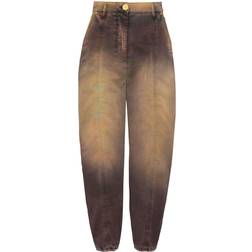 Balmain Brown Tie-Dye Jeans FR