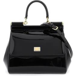 Dolce & Gabbana Patent Leather 'Sicily' Handbag OS