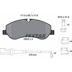 Textar Bremsbelagsatz, Scheibenbremse Vorderachse 2560201