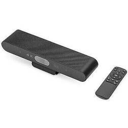 Digitus 4K All-In-One Video Bar Mini Videokonferenssystem 2 mikrofoner & 1 högtalare Svart