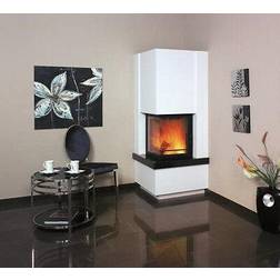 Kaminbausatz Easy 500 Zeitbrand 8 kW Sims naturschwarz
