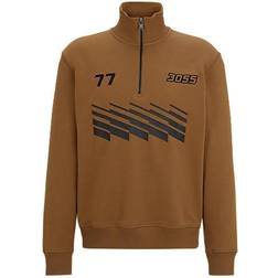 HUGO BOSS Herr Zeretrobike sweatshirt, Öppen Beige280