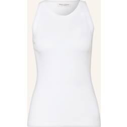 Marc O'Polo O’Polo Top 1 1 Rib Kvinde Tanktoppe - White