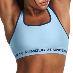 Under Armour Women's Crossback Mid Sports Bra Blizzard