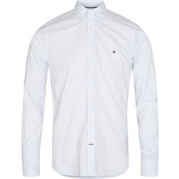 Tommy Hilfiger Natural Soft Mini Print SF Shirt Herr Långärmade Skjortor