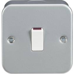 Knightsbridge MLA Metal Clad 20A 1 Gang DP Switch M8341