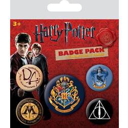 Pyramid International Harry Potter Pin-Back Buttons 5-Pack Hogwarts