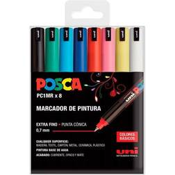 Posca Set of Markers PC-1MR Multicolour 8-pcs