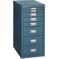 Bisley Schubladenschrank MultiDrawer A4 8 Schübe blau