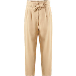 Vila High-waist Paperbag Trousers