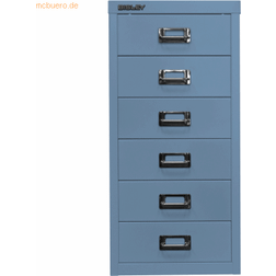 Bisley Schubladenschrank MultiDrawer 29er Serie A4 6 Schübe blau