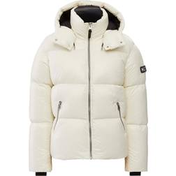 Mackage Kent Hooded Puffer Jacket - Creme