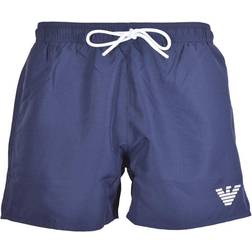 Emporio Armani Eagle Logo Swim Shorts, Navy