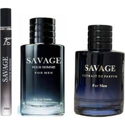 Savage Inspire Scents for Men Set EdP 100ml + EdT 100ml + Travel Spray 35ml