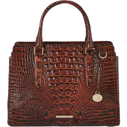 Brahmin Melbourne Small Finley Satchel - Pecan