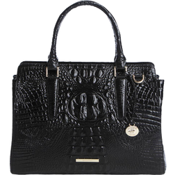 Brahmin Melbourne Small Finley Satchel - Black