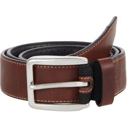 Johnston & Murphy XC4 Sport Casual Belt Mahogany Leather