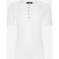 Dolce & Gabbana Fine-rib Cotton T-shirt